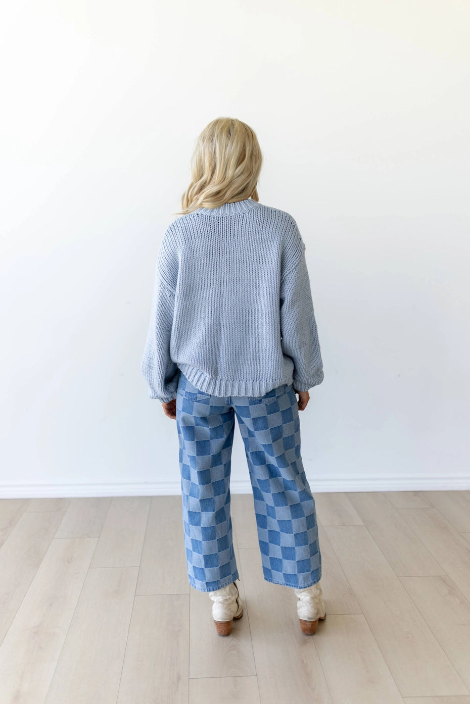 Buffalo Belle - Baby Blue Bow Sweater