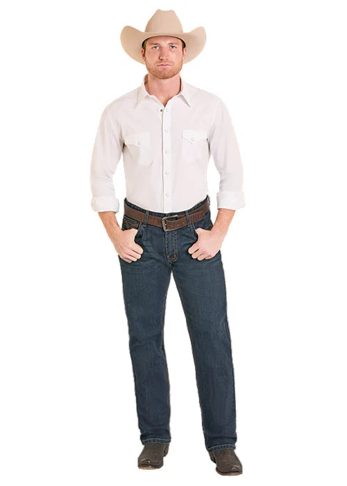 Rock & Roll - Mens Benson Double Barrel Bootcut Jeans