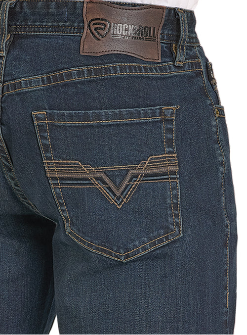 Rock & Roll - Mens Benson Double Barrel Bootcut Jeans