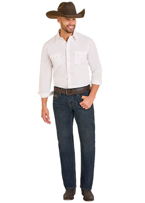 Rock & Roll - Mens Bobby Straight Bootcut Jeans