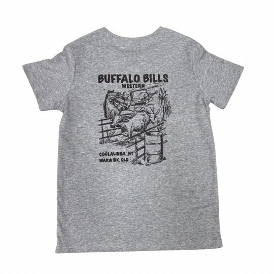 BBWS - Kids Grey Buff Ringer Tee