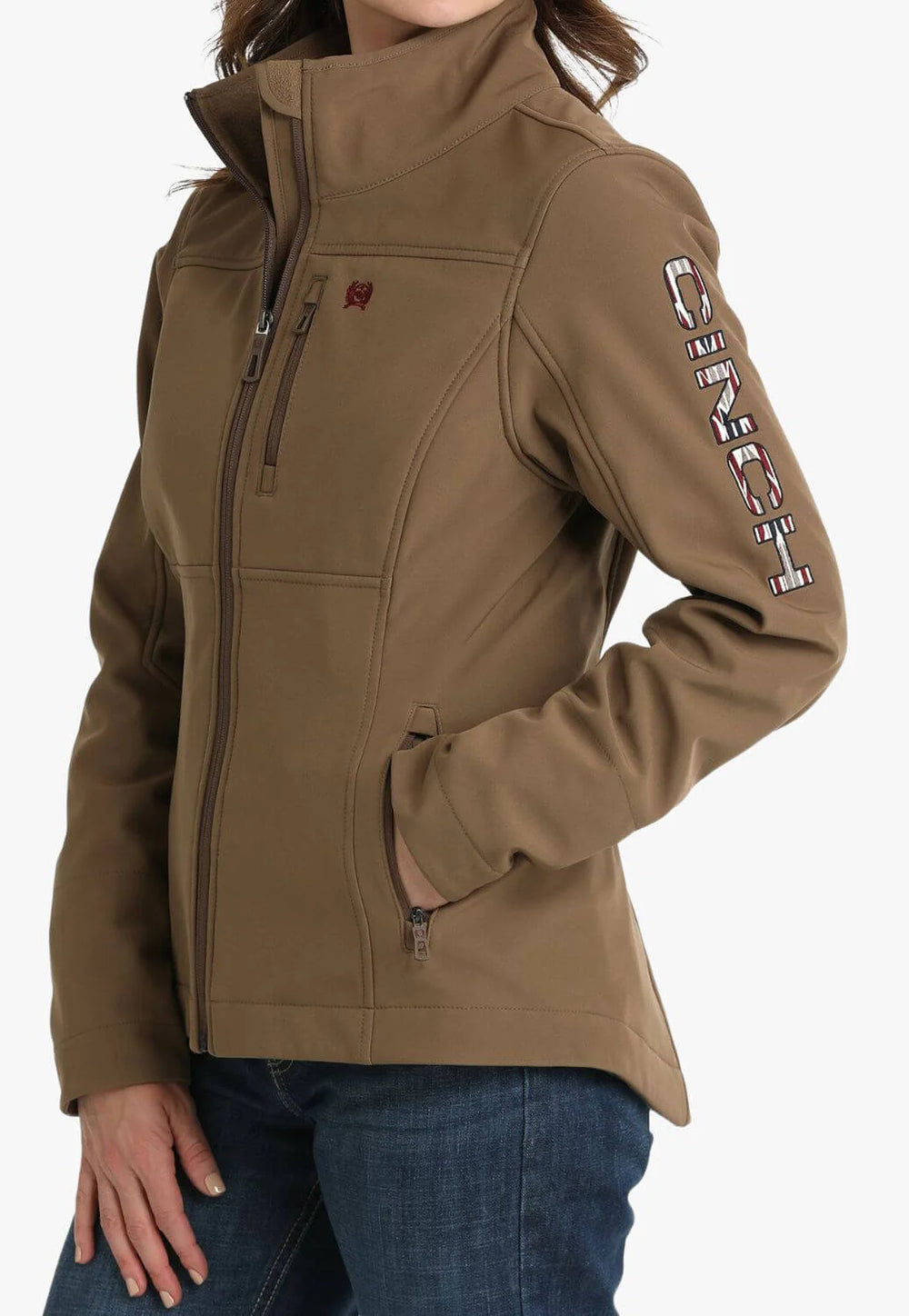 Cinch - Womens Tan Concealed Carry Bonded Jacket