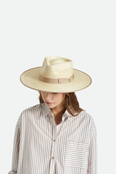 Brixton - Jo Rancher Straw Natural Cowboy Hat