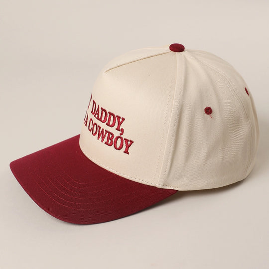 Buffalo Belle -  But Daddy, He's A Cowboy Embroidery Cap