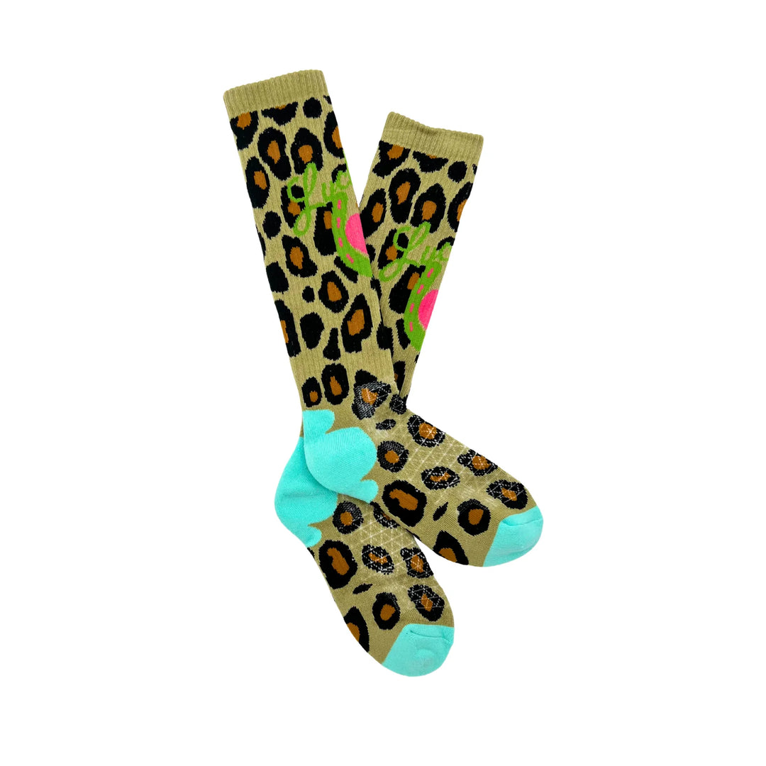 Lucky Chuck - Lucky Leopard Diva Performance Socks