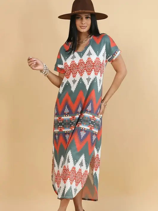 Buffalo Belle - Womens Chevron Chelsea Dress