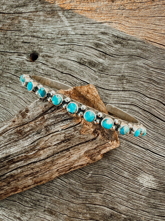 Buffalo Belle - Denny Turquoise Sterling Silver Cuff