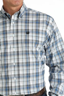 Cinch - Mens Baller Blue Print Arena Shirt