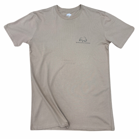 BBWS - Mens Khaki Buff Ringer Tee