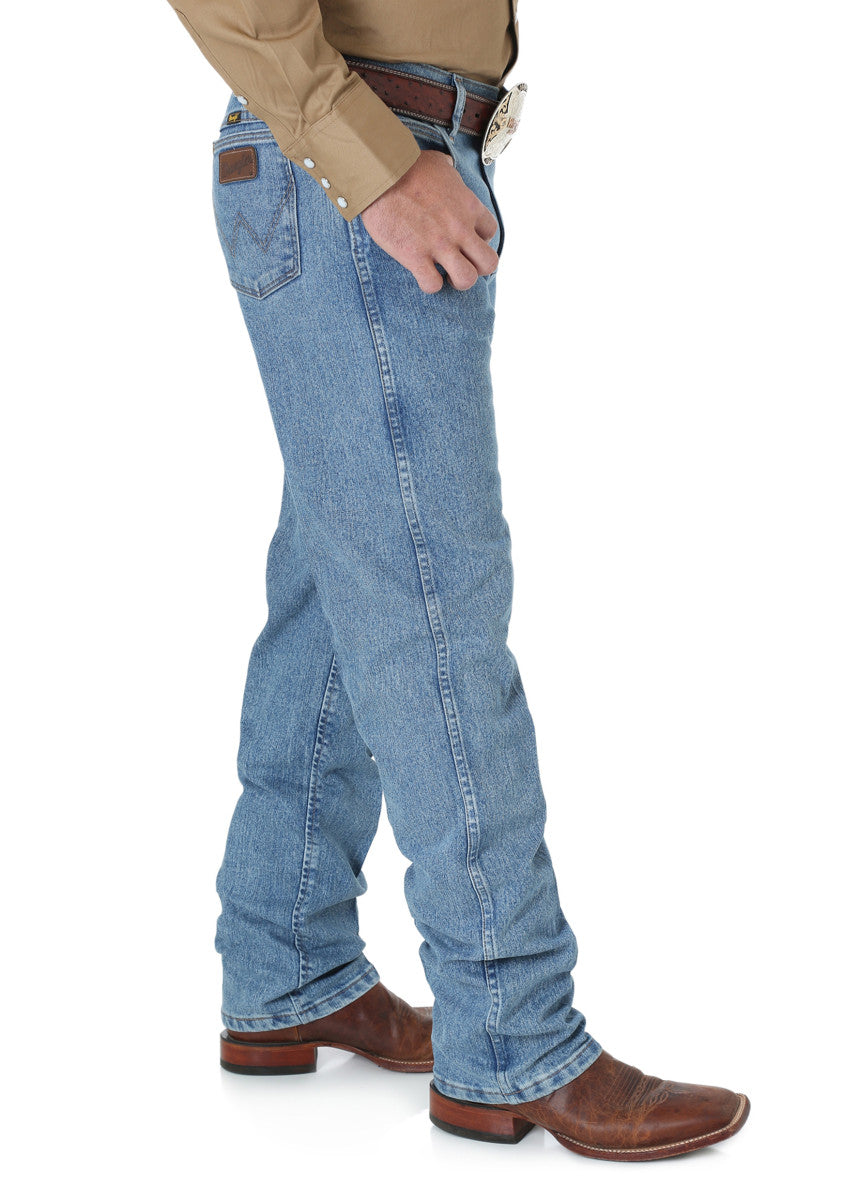 Wrangler - Mens Cowboy Cut Advance Comfort Stone Wash Jean