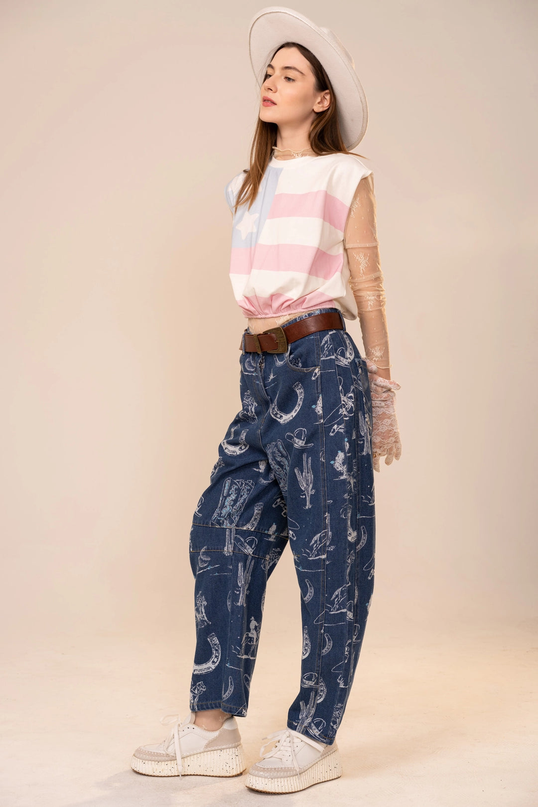 Buffalo Belle - Dark Dinero Denim Barrel Pants