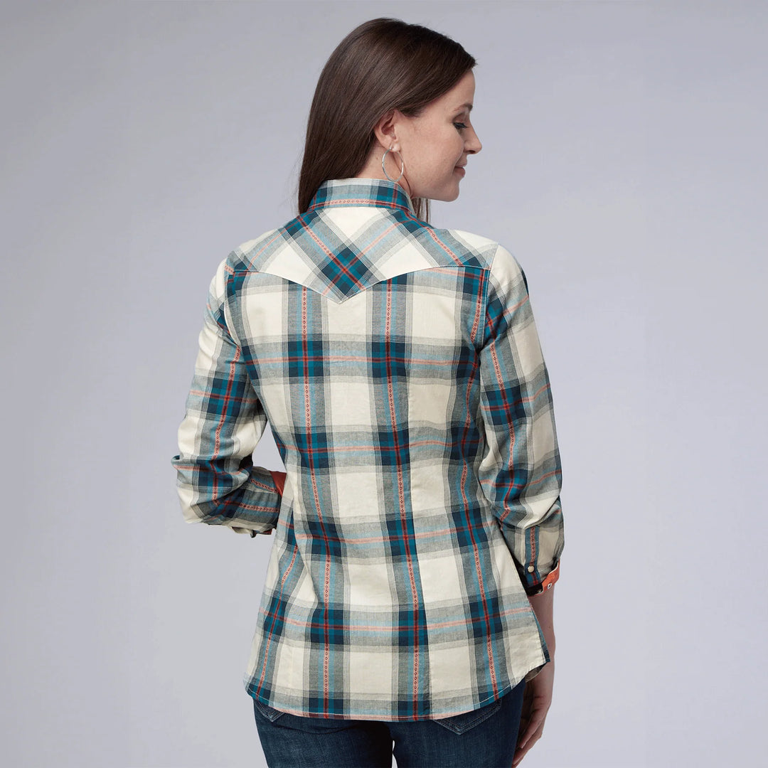 Roper - Womens Multi Plaid West Made Collection