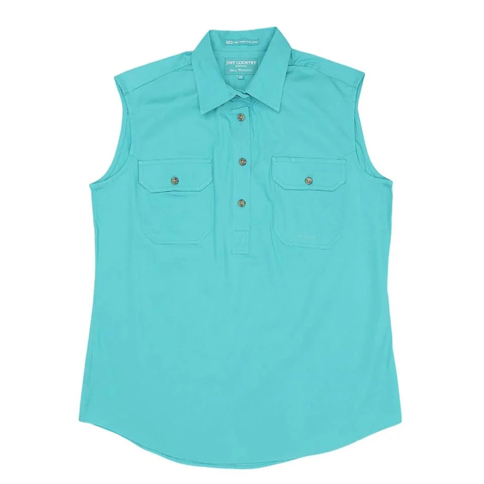 Just Country - Womens Kerry Sleeveless Turquoise