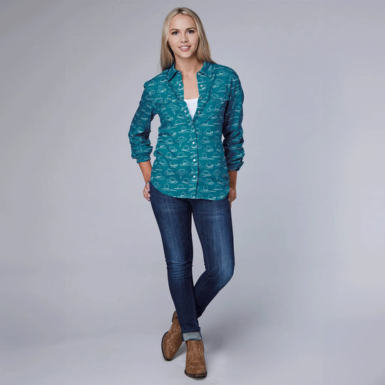 Roper - Womens Blue Print Five Star Collection