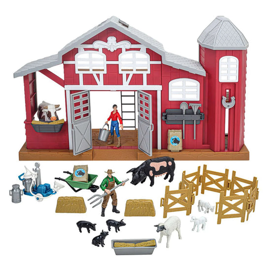 Big Country Toys - 38 PC Dairy Barn  Playset