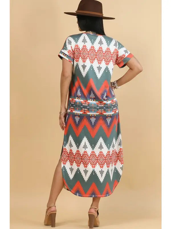Buffalo Belle - Womens Chevron Chelsea Dress