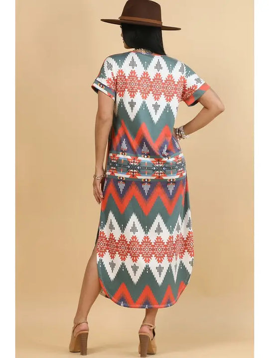 Buffalo Belle - Womens Chevron Chelsea Dress