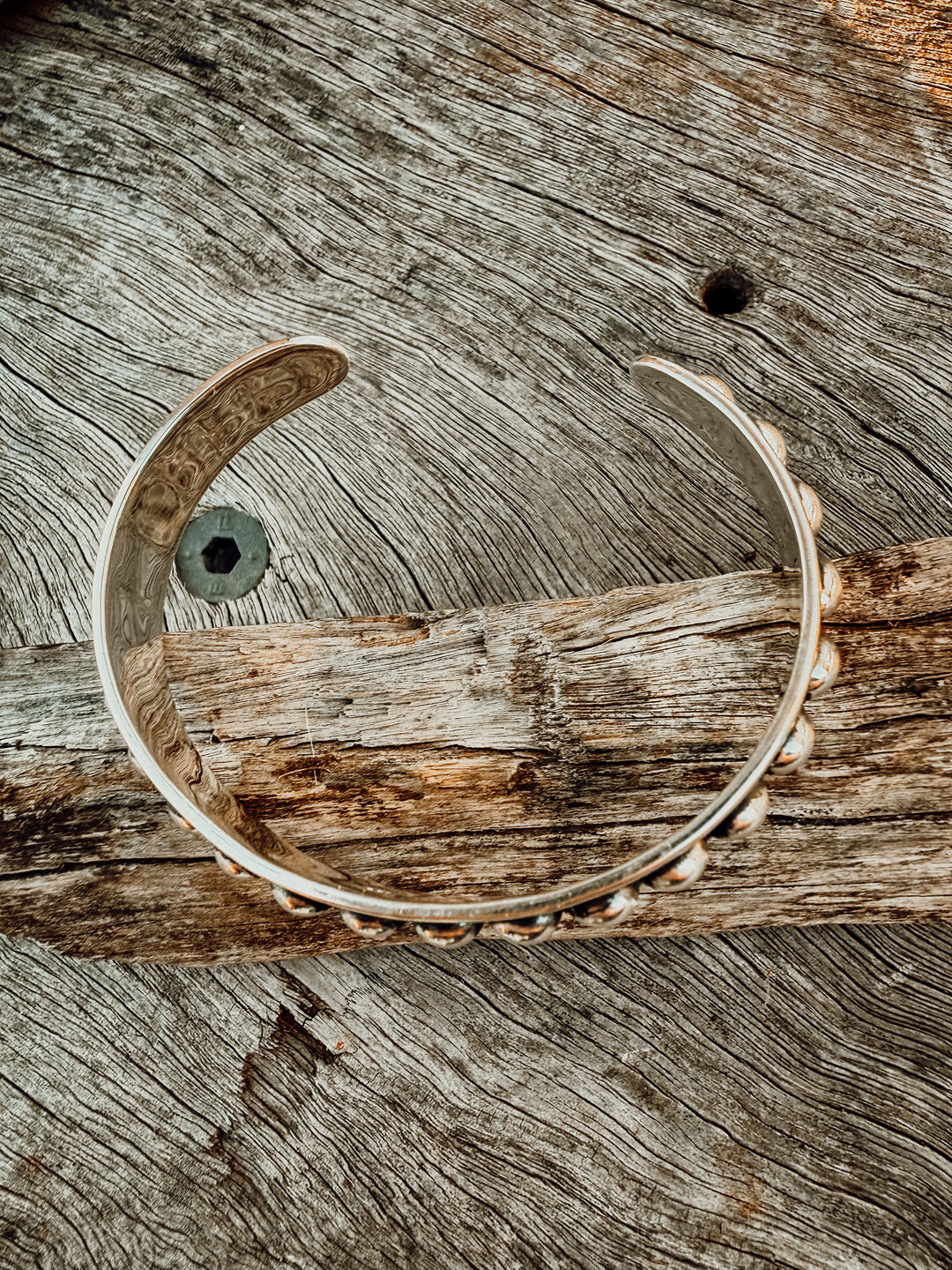 Buffalo Belle - Hada Navajo Sterling Silver Cuff