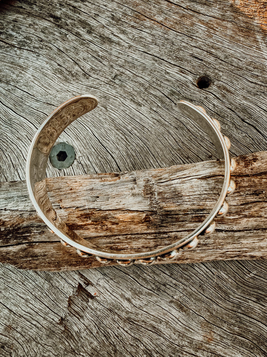 Buffalo Belle - Hada Navajo Sterling Silver Cuff