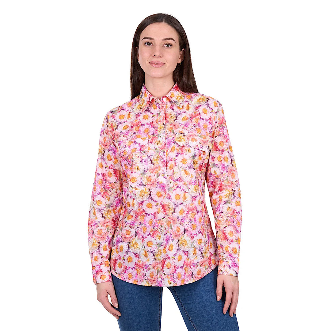 Hard Slog - Women's Samira 1/2 PLKT LS Shirt