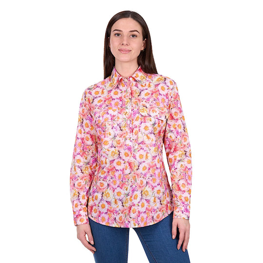 Hard Slog - Women's Samira 1/2 PLKT LS Shirt