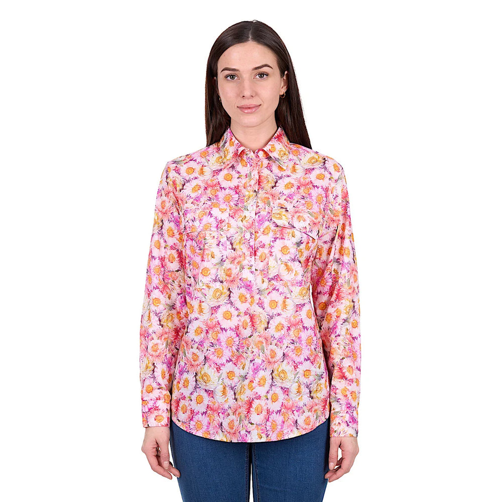 Hard Slog - Women's Samira 1/2 PLKT LS Shirt