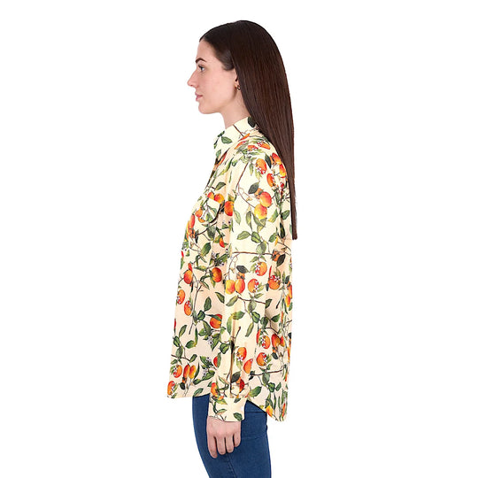 Hard Slog - Women's Zia Green 1/2 PLKT LS Shirt
