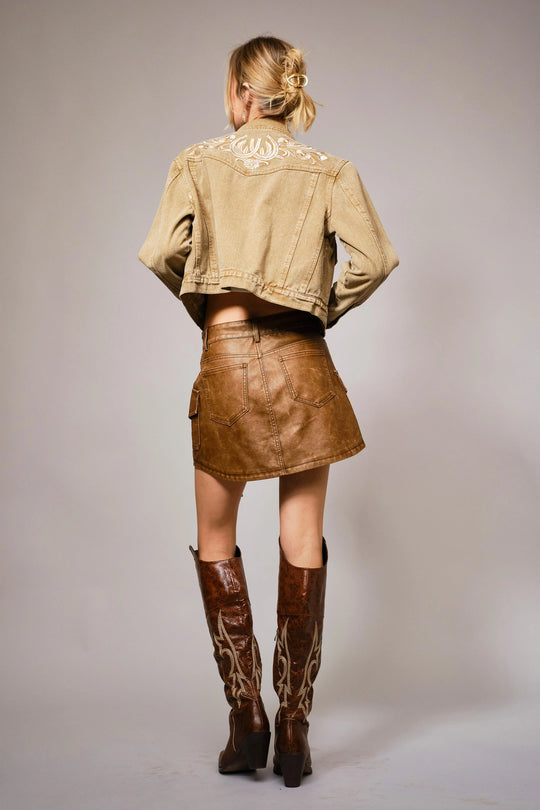 Buffalo Belle - Womens Wild Palomino Denim Jacket