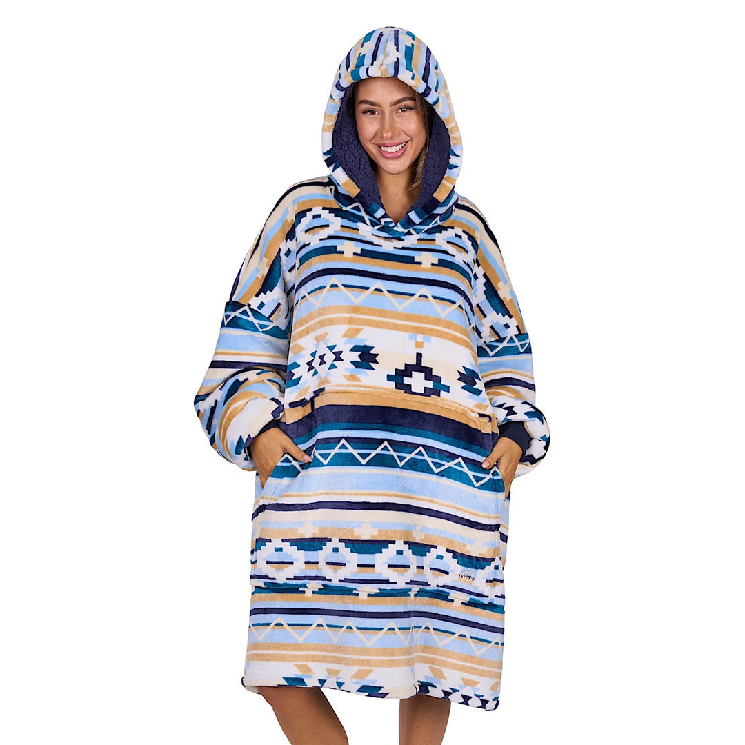 Pure Western - Adults Aztec Snuggle Hoodie