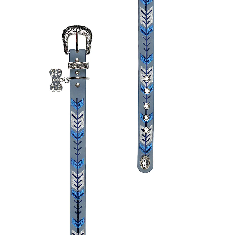 Pure Western - Kaira Blue Dog Collar