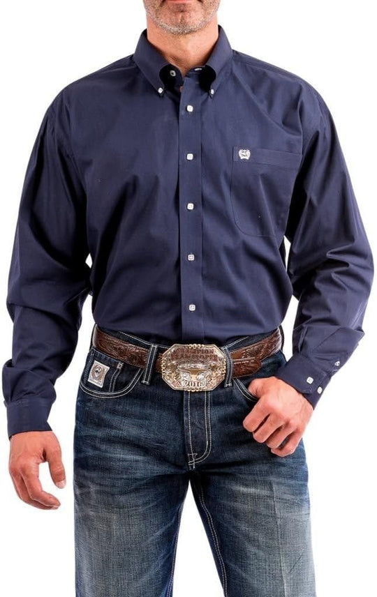 Cinch - Mens Solid Navy Arena Shirt