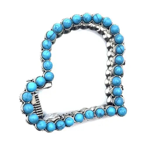 Buffalo Belle - Western Heart Navajo Pearl Hair Clip