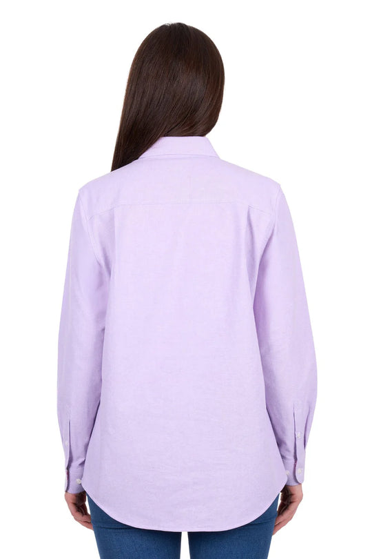 Hard Slog - Women's Ginny Lavender 1/2 PLKT LS Shirt