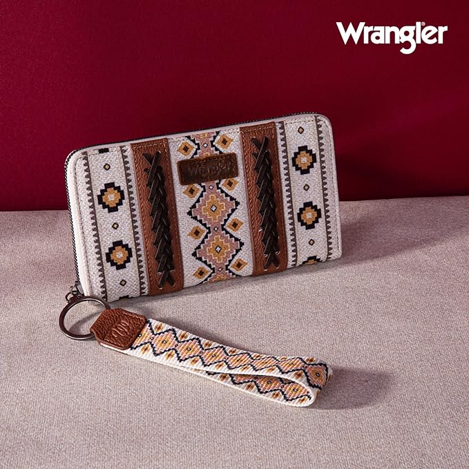 Wrangler - Southwestern Large Wallet Natural/Tan