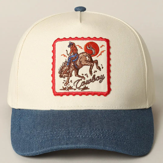 Buffalo Belle - Cowboys Patch Cap Denim