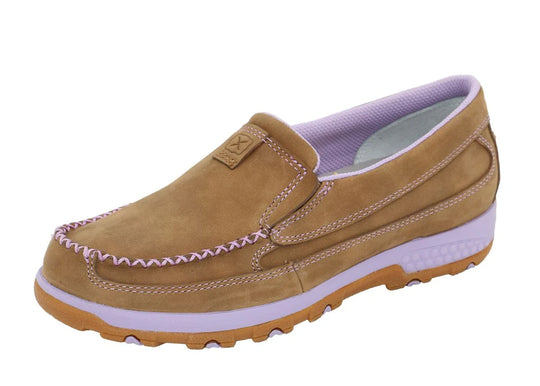 Twisted X - Women's Cellstretch Slipon Brown/Lilac