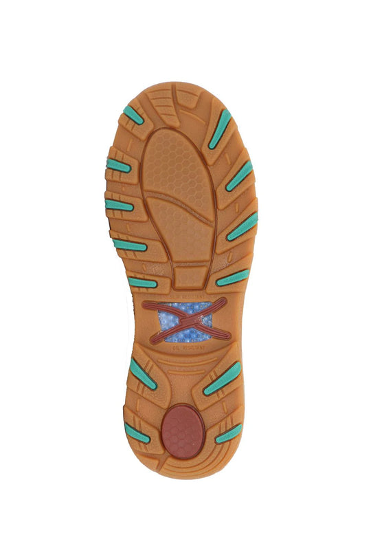Twisted X - Women's Barbed Wire Cellstretch Slipon Teal