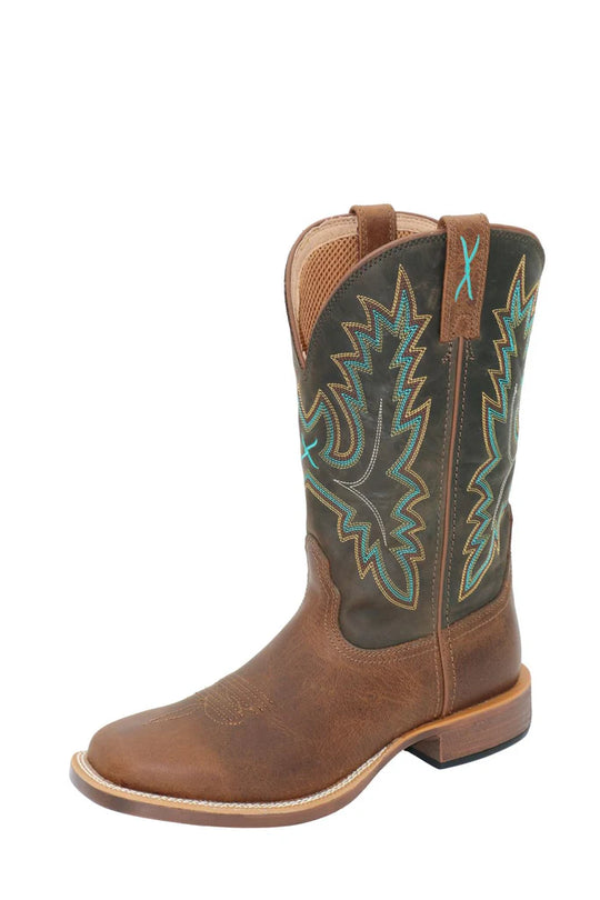 Twisted X - Men's 12 Top Hand Boot Coffee/Forest