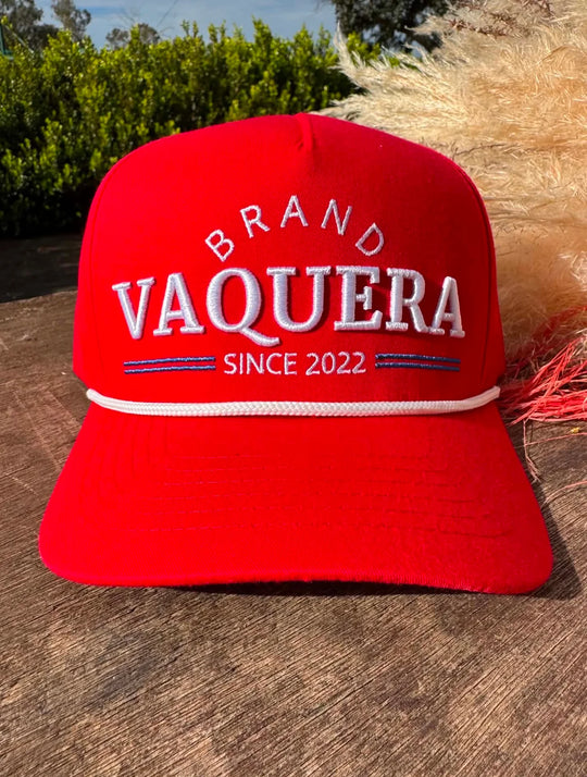 Vaquera Brand - Red Vaquera Since 22 Cap