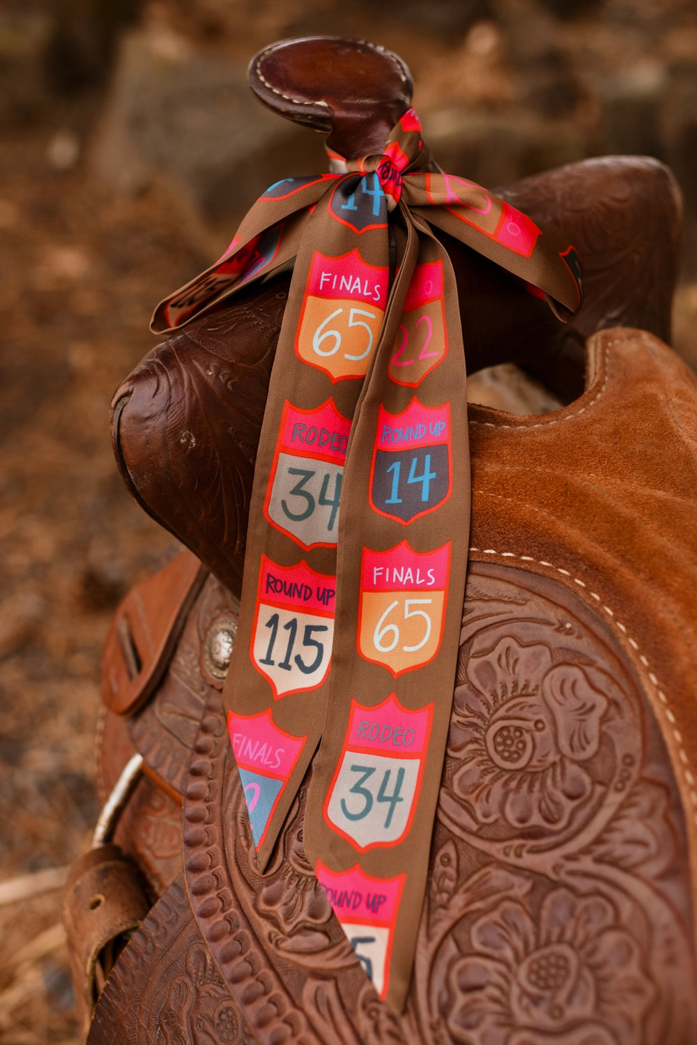 Wild Rag - Rodeo Back Numbers Twilly