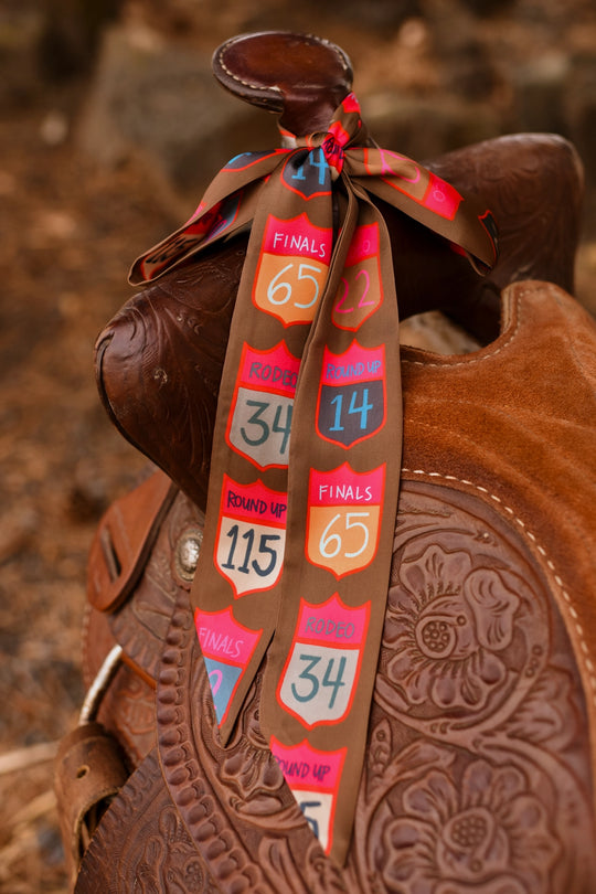 Wild Rag - Rodeo Back Numbers Twilly