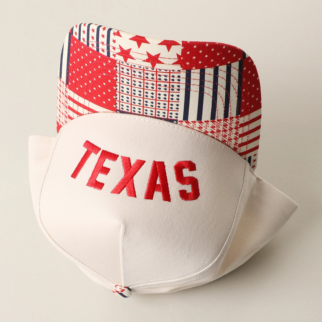 Buffalo Belle - Texas Embroidered Patchwork Brim Trucker Cap