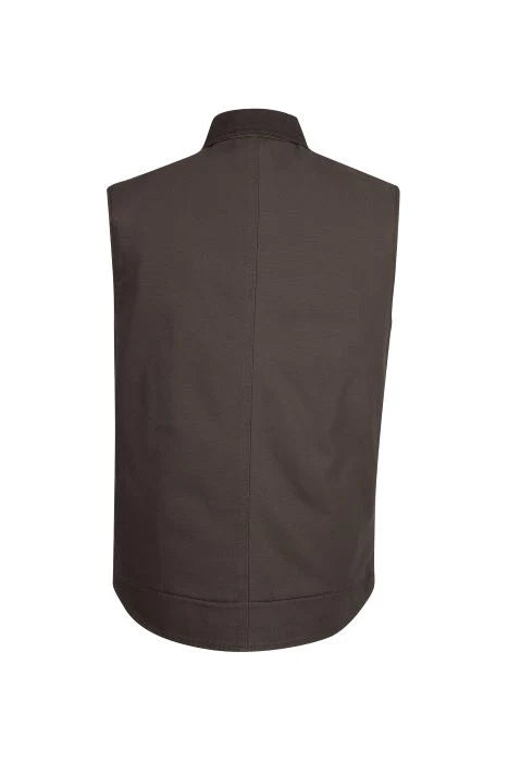 Hard Slog - Men's Canvas Vest - Moss