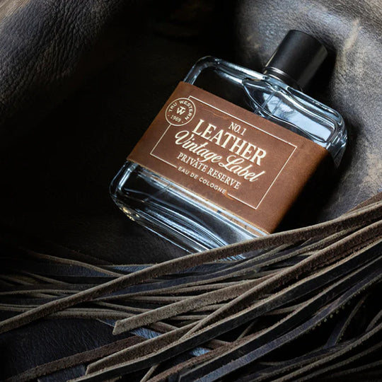 Tru Western - Men's Leather Vintage Label #1 Private Reserve Eau De Cologne