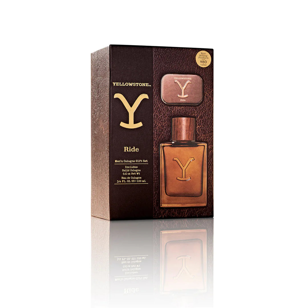 Tru Western - Yellowstone Ride Cologne & Solid Cologne Gift Set