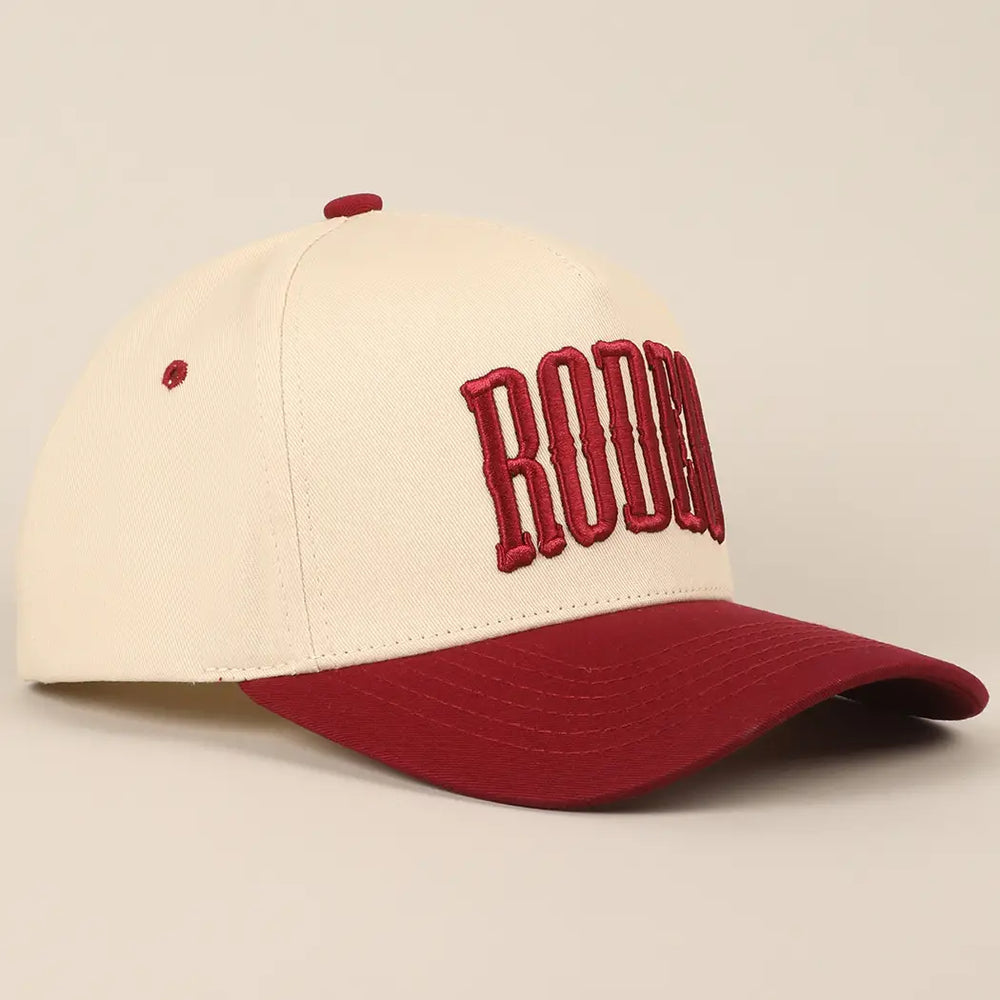 Buffalo Belle - Rodeo Two Toned Cap Burgundy