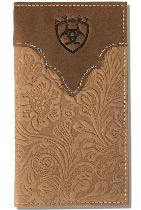 Ariat - Mens Floral Embossed Rodeo Wallet