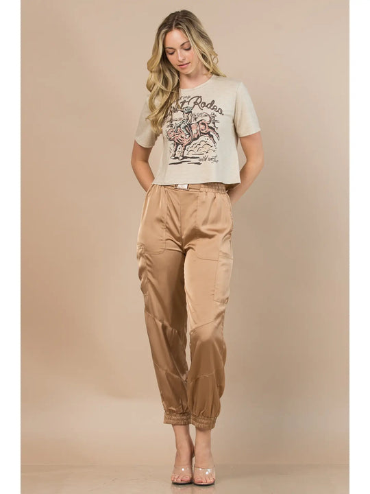 Buffalo Belle - Cowboy Roy Beige Tee