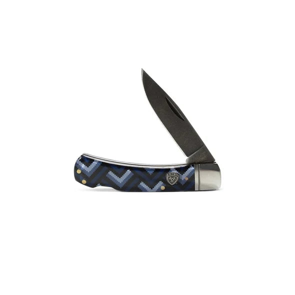 Ariat - 3" Smooth Knife Purple Geo Print