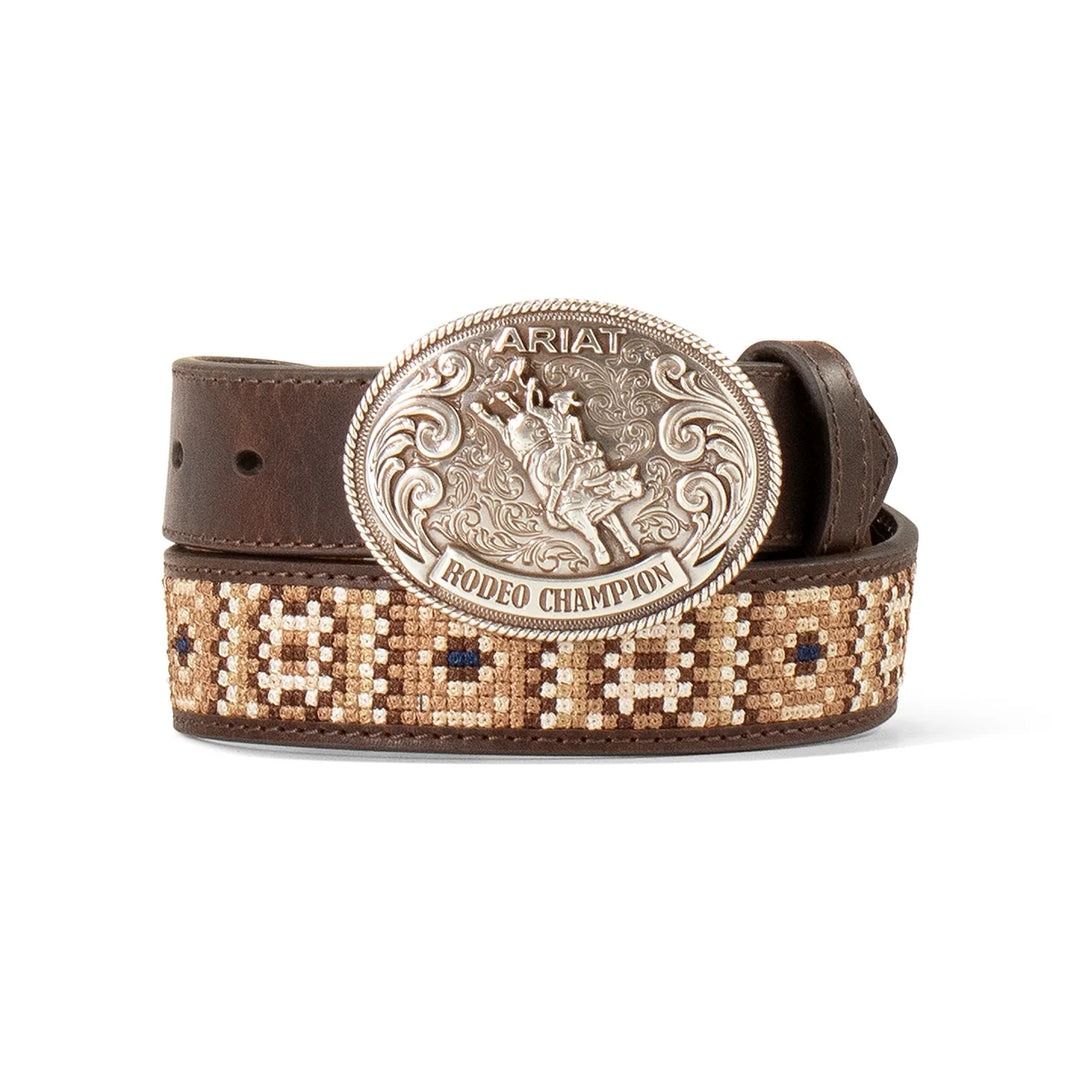 Ariat - Kids Rattlesnake Embroidered Belt